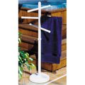 Outdoor Lamp Company Outdoor Lamp company 402W Portable Outdoor 3 Bar Towel Tree - White 401W